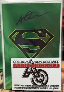 Superman Unlimited #2 Look Cinemas Kryptonite Foil Signed W/COA LTD 500 - Picture 1 of 1
