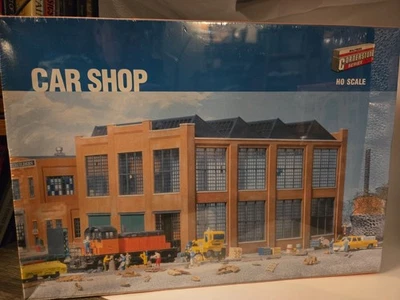 Walthers Cornerstone 933-3040 HO Scale Car Shop -- Kit new in sealed box - Image 1 of 2