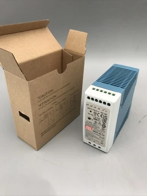 Mean Well MDR-40-24 DIN рельса источник питания 24VDC совершенно новый - Изображение 1 из 4