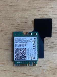 Intel Dual Band Wireless-AC 7265 802.11ac WiFi + Bluetooth Card (7265NGW) - Afbeelding 1 van 3