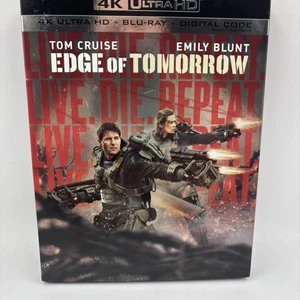 Edge of Tomorrow (2014) 4K Ultra HD + Blu Ray W/RARE SLIPCOVER - Foto 1 di 7