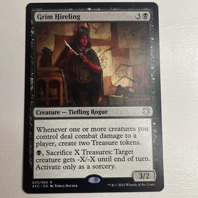 Grim Hireling - CMD ADF - NM - MTG - Image 1 of 2