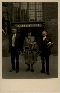 Germany RPPC Ratskeller Sign Vintage Real Photo Postcard - Picture 1 of 5