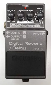 BOSS RV-3 Digital Reverb Delay Guitar Effects Pedal 1995 #338 DHL or EMS - Picture 1 of 12