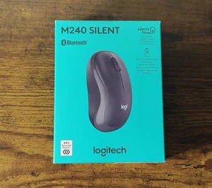 Logitech M240 Cicha mysz Bluetooth Bezprzewodowa, kompaktowa, przenośna - Zdjęcie 1 z 2