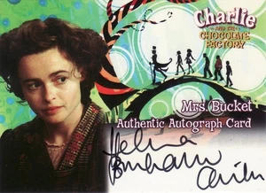 Charlie & the Chocolate Factory Helena Bonham Carter as Mrs. Bucket Auto Card - Picture 1 of 1
