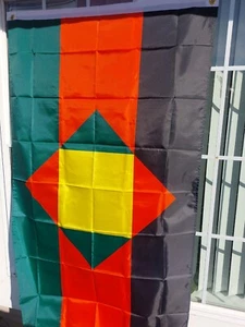 3 pies por 5 pies bandera Washitaw poliéster de doble cara - Imagen 1 de 4