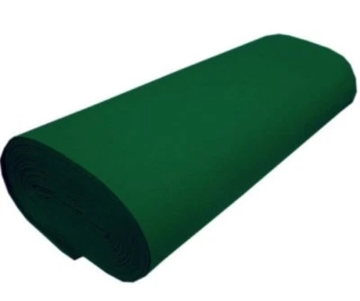HUNTER GREEN ACRYLIC FELT-72” WIDE-SCHOOL CRAFT-POKER TABLE FABRIC-SOLD BY YARD. - Image 1 of 2