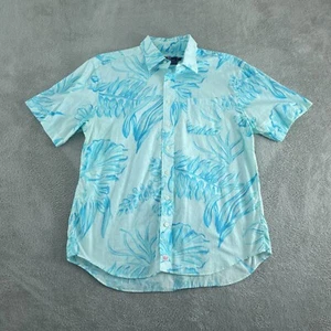 Vineyard Vines Mens Classic Fit Murray Shirt Aquatic Print Size L 3371 - Picture 1 of 9