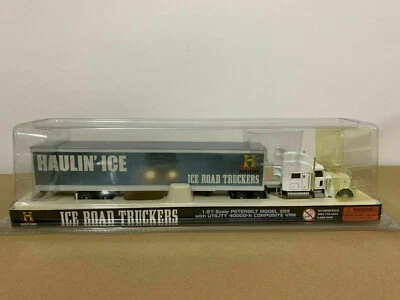 Norscot Peterbilt 389 Ice Road Truck White 1/87 Scale DieCast Model 58613 New - Image 1 of 4