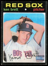 1971 Topps Base Set Ken Brett Boston Red Sox #89