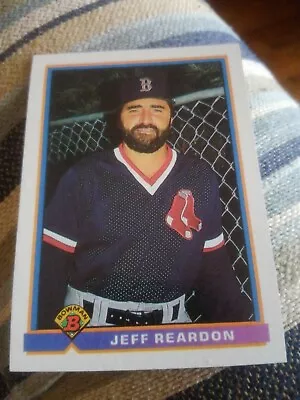 JEFF REARDON 1991 BOWMAN #107 FREE SHIPPING - Image 1 of 2