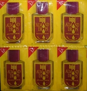 80 SACHET OF BAJAJ ALMOND DROPS NON STICKY HAIR OIL WITH FREE WORLDWIDE SHIPPING - Foto 1 di 1