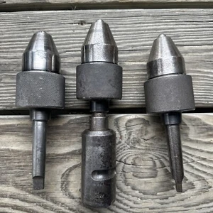 3 WAHLSTROM MT2 MORSE TAPER DRILL PRESS KEYLESS AUTOMATIC CHUCK MACHINIST TOOLS - Picture 1 of 12