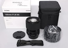 Sigma 135mm f/1.8 DG HSM Art Lens for Canon in EX++/MINT condition