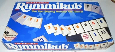 The Original Rummikub Rummy Tile Board Game #400 Pressman 1990 No Instructions - Image 1 of 4