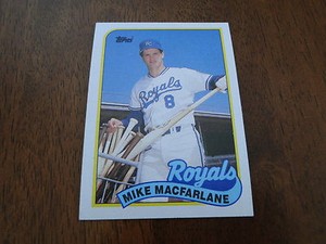 1989 Topps Mike Macfarlane Royals Card #479