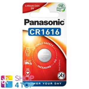 PANASONIC CR1616 LITHIUM BATTERY 3V CELL COIN BUTTON 1BL BLISTER EXP 2034 NEW - Picture 1 of 1