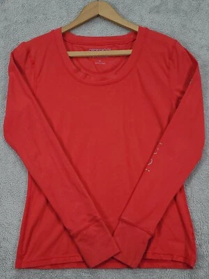 Camisa de correr de manga larga para mujer Gramicci talla grande salmón Foto 1 de 4