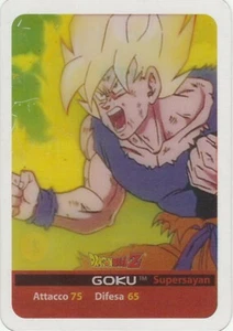 Lamincards Dragon Ball Z Edibas Serie Argento GOKU N 80 - Picture 1 of 2