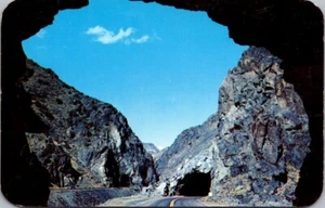 TUNNELS in Wind River Canon WYOMING WY Postcard - Picture 1 of 2