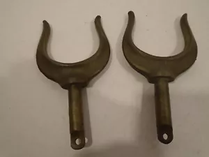 Boat Oar locks Iron brass Vintage Water sports fishing,Nautical - Picture 1 of 2