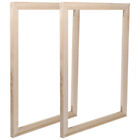 2 Wood Canvas Frame Kits 16x12 Inch for Prints & Paintings