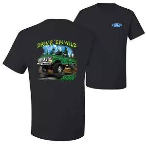 Camiseta Drive Em Wild Green 1970 Ford Bronco gráfica para hombre - Imagen 1 de 25