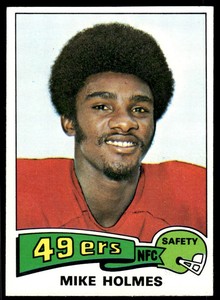 1975 TOPPS MIKE HOLMES 2 SAN FRANCISCO 49ERS #478