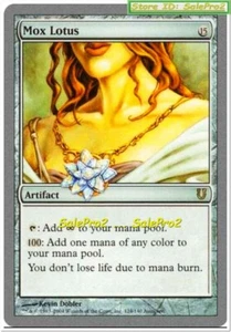 MOX LOTUS magic UNHINGED ADD UNLIMITED MANA MTG ARTIFACT SUPER RARE MINT 124/140 - Picture 1 of 2