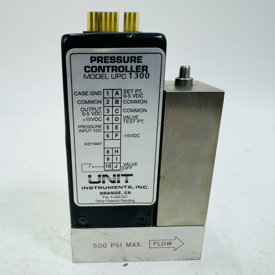 Unit UFC-1300 Mass Flow Controller, HE, 50 SCCM, Used - Image 1 of 4