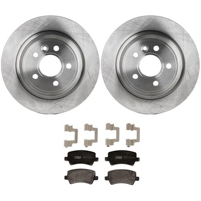 KIT-072924-3438 TRW Juego de 2 ruedas discos de freno y kits de pastillas traseras para Land Rover Foto 1 de 4