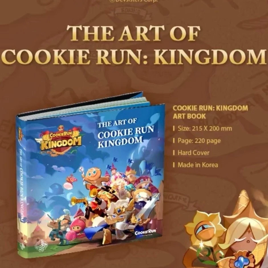 📖 CookieRun Kingdom Art Book ✨ Official Limited Guidebook | Pre-Owned New