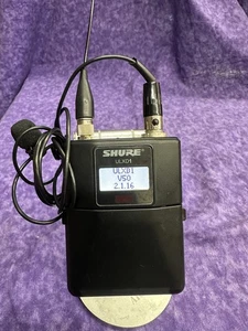 š„EXCELLENTš„SHURE ULXD1 V50 WIRELESS TRANSMITTER w/ WL185 & SB900B BATš„TESTED - Picture 1 of 21