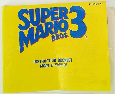 ☆ 🟥 Super Mario 3 - Instruction Manual (Manual Only) 🟥 ☆ - Image 1 of 2