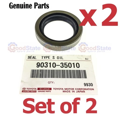 Genuine LandCruiser RJ77 RJ73 RJ70 Front Inner Axle Drive Shaft Oil Seal x2 - Image 1 of 4