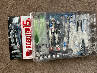 BAS65526: Bandai ROBOT SPIRITS 15TH ANNIVERSARY XVX-016 GUNDAM AERIAL VER. ANIME - Image 1 of 4