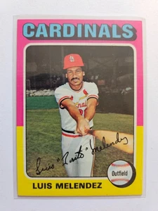1975 TOPPS LUIS MELENDEZ #353 NM - Foto 1 di 2