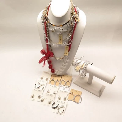 Large Bulk Lot of RALPH LAUREN New Custom Multi-Crystal Jewelry Good For Resale - Image 1 of 4