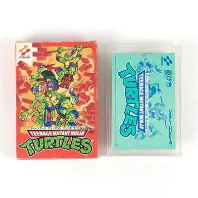 Teenage Mutant Ninja TURTLES 1 TMNT Nintendo Famicom FC Japan Import F/S Tested - Image 1 of 4