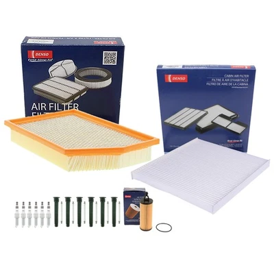 Kit de afinación Denso NGK 6 bujías y botas kit para Jeep Cherokee 3,2 L V6 EHB Foto 1 de 2