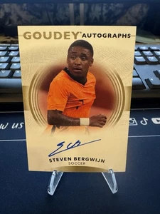 2022 Upper Deck Goodwin Champions - Goudey Steven Bergwijn Auto - Picture 1 of 2