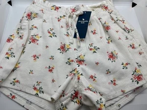 NWT- Abercrombie Kids Girls Elastic Waist Floral Shirts - Picture 1 of 2