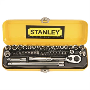 Stanley 1/4" Drive Socket Set - 40 Piece - Picture 1 of 3
