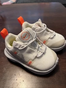 Nike Shoes toddler Size 4C Orange And White BARELY USED Free Shipping - Picture 1 of 6
