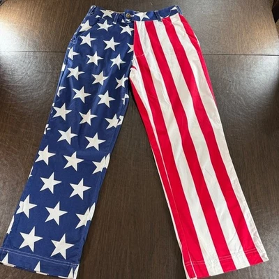Pantalón Loudmouth Fairway Birdie Estrellas y Rayas - Golf Talla 28 Foto 1 de 4