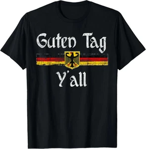 Guten Tag Y'all Oktoberfest German Flag Eagle Prost T-Shirt S-5XL - Picture 1 of 8