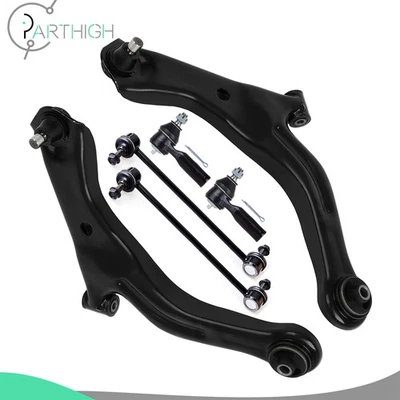 6x Front Control Arm and Ball Joint Tie Rod End Link For 2005-2009 Ford Escape - Image 1 of 4