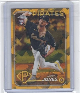 2024 Topps Chrome Sapphire Jared Jones Rookie Gold Parallel /50 PIT - Picture 1 of 2