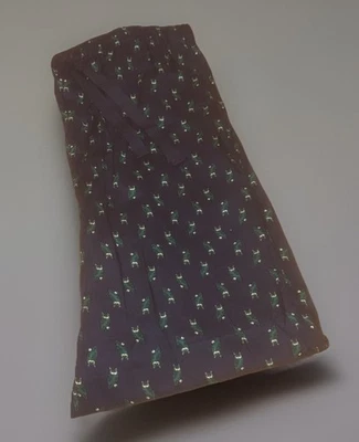 Pantalones de salón de pijama Izod Soft Touch para hombre azul marino con búhos verdes nuevos sin etiquetas grandes Foto 1 de 4